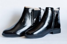 New Look Black Patent Chelsea