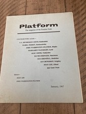 1967 Platform Poetry Of  The