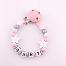 Baby Girl Personalised Dummy