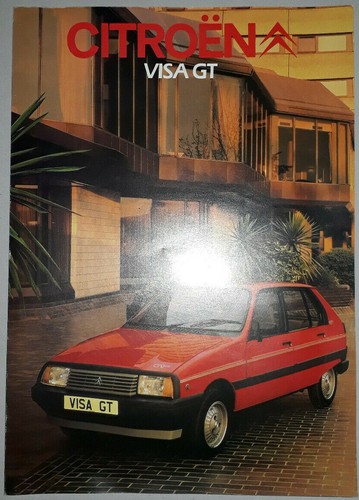 Citroen visa brochure 1982 - visa,