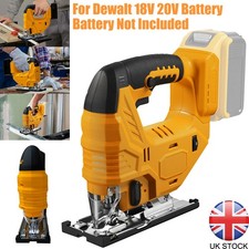 0°-45° Bevel Cuts Cordless Jigsaw with LED Work Light For Dewalt 18/20V Battery