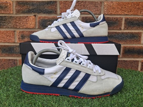 Adidas sl80 white navy red - adidas, white/navy/red