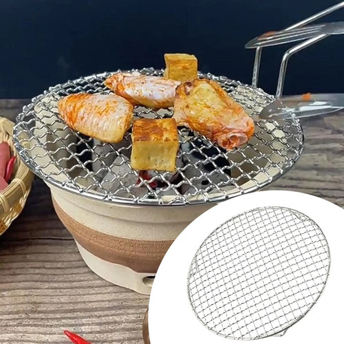 Stainless steel round bbq - stainless,