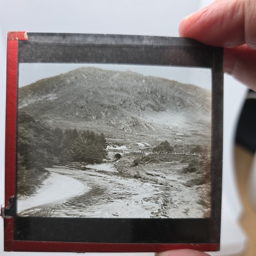 Glass magic lantern slide - magic,