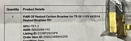 Festool carbon brushes - carbon, for