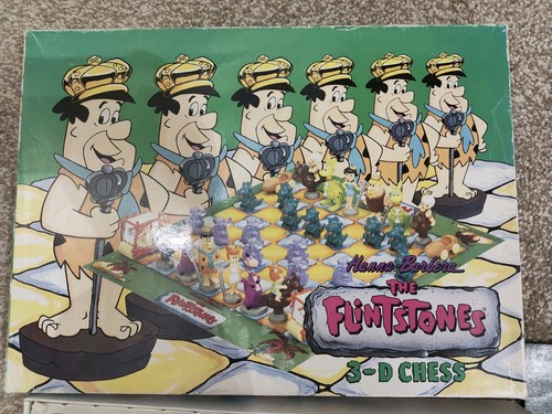 Flintstones chess set - flintstones,