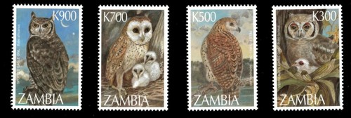 Zambia 1997 owls - owls, of