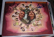 George harrison signed 1974 - signed,