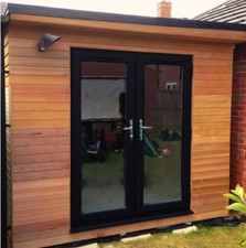 Upvc french doors black - upvc, black,