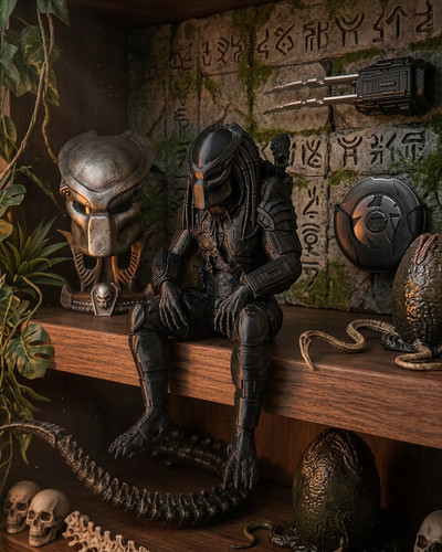 Sitting predator contemplative - predator,