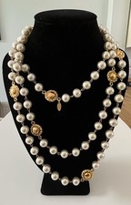 Vintage Chanel Pearl & Gold