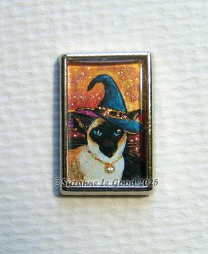 Siamese cat witch - , lapel