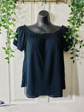 PRIMARK Black Bardot Off The