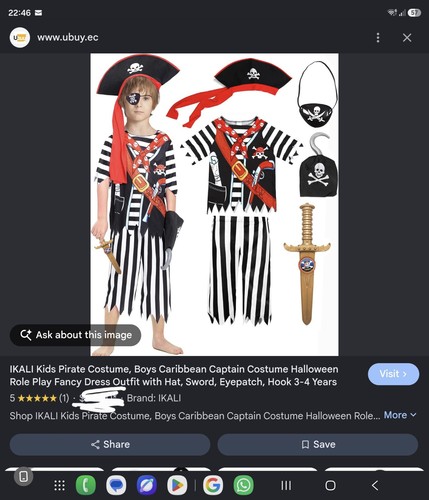 Ikali kids pirate fancy - ikali, dress