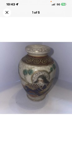Japanese satsuma vase antique - vase,