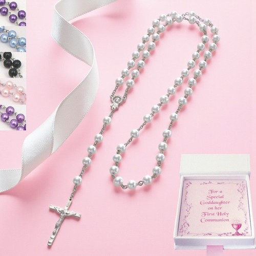 Pearl rosary beads gift for - pearl,