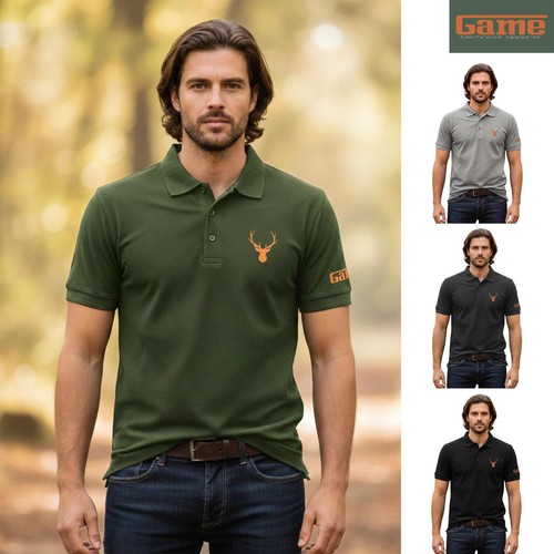 Mens game stag - mens, printed