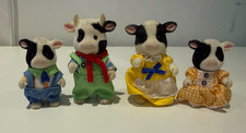Sylvanian Cow Family Figures