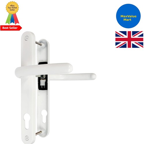 White powder coated upvc lever - white,