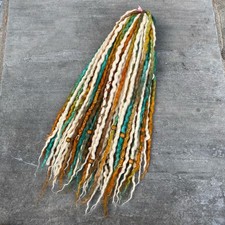 10x DE Wool Dreadlock Extensions - Custom Length - Opulence - Festival