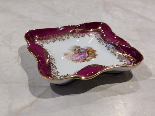 Limoges ashtray trinket - limoges,