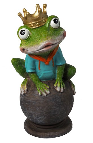 Frog garden ornament - frog, 27cm