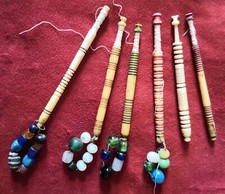 Six Banded Antique Bone Lace