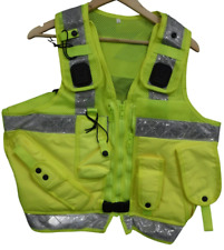 HI Vis Overt Duty Vest Arktis Safety Yellow Reflective Strips Security