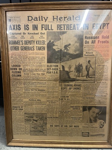 World war newspaper cuttings - war,