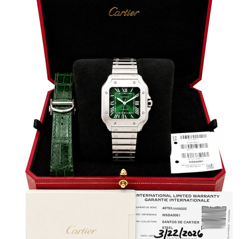 2026 cartier santos medium - santos,