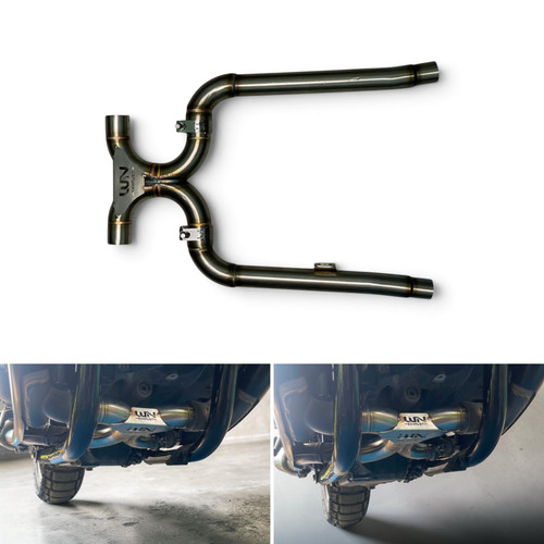 Pipe exhaust mid link - x,