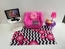 Barbie Living Room Sofa &
