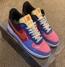 Nike Air Force 1 Low Undefeated Total Orange Rare Trainers Sneakers Size 7.5