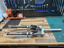 Retro Pace Magnesium Racing Carbon Fork Air Suspension Rim V Brake Vintage Klein