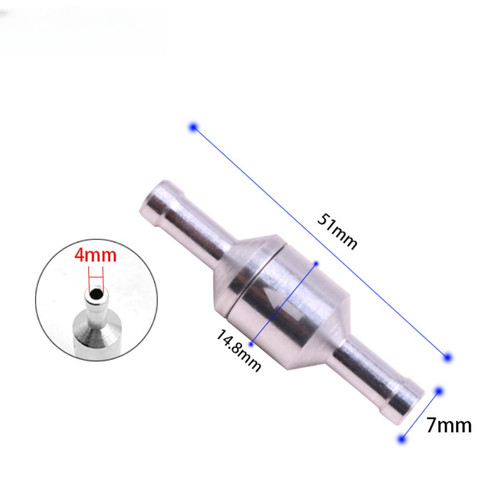 Fuel check valve aluminum - fuel,
