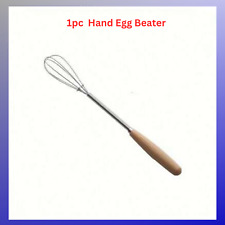 Wooden Handle Mini Egg Whisk Multifunction Hand Egg Beater Home