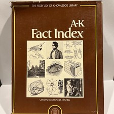 Joy of Knowledge: Fact Index A-K-James Mitchell