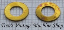 5/16 solid brass imperial washers - 5/8in OD, 0.040in thick - Qty 4-20