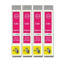 4 Magenta Ink Cartridges for