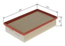 Fits BOSCH F 026 400 287 AIR