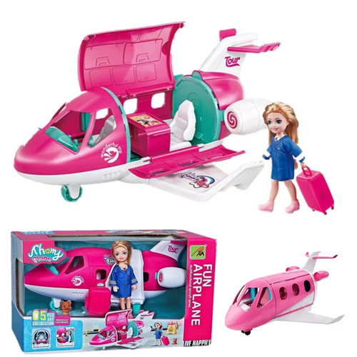 Cute playset doll with travel - playset,