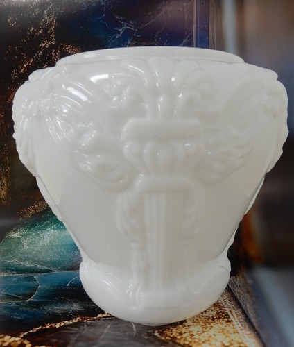 Vintage milk glass victorian - vintage,