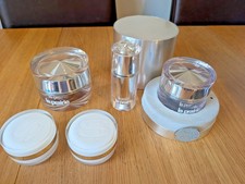 5 EMPTY La Prairie and Sisley Pots and Bottles Platinum Rare