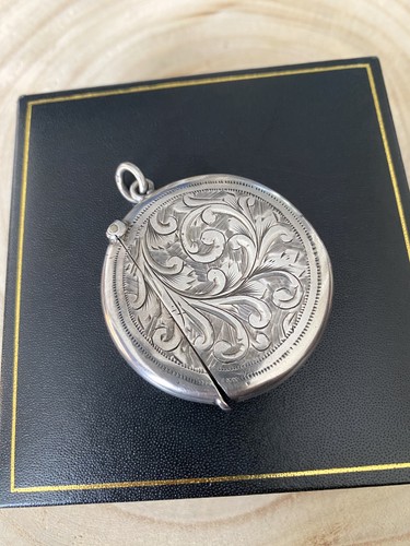 Sterling silver large floral - silver,