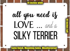 Metal Sign - Silky Terrier