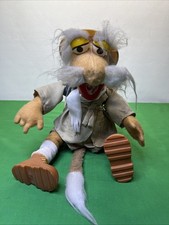 Rare VINTAGE Pedigree Jim Henson’s Fraggle Rock Uncle Travelling Matt soft toy .