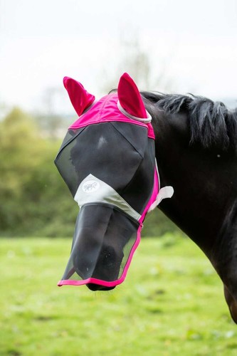 Horse fly mask with nose - mask,