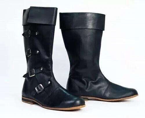 Medieval leather boots - medieval, boots,