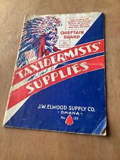 1940’s Taxidermy Taxidermist Supplies Vintage Sales Catalogue Brochure 30 Pages