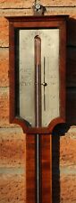 Antique Angelo Lovi George III Mahogany Stick Barometer